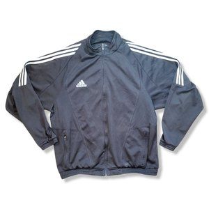 Adidas Women's Balck and Grey Long Sleeve Full Zip Activewear Jackets Size XL